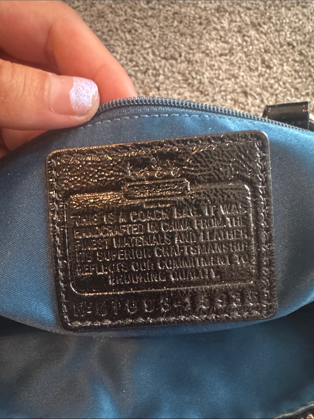 Y2K Coach Madison Dotted Op Art Sophia. Style #15935 - Picture 2 of 6